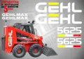GEHL строителна техника и механизация стикери, снимка 17