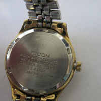 Дамски ретро часовник RICOH Quartz 674001, позлатен., снимка 11 - Дамски - 44636748
