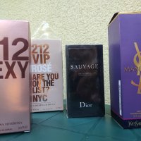 212 sexy, 212 VIP, Sauvage, Saint Laurent Manifesto , снимка 1 - Дамски парфюми - 42377828