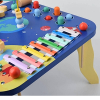 Детска маса с игри с лабиринт на Монтесори

, снимка 2 - Други - 44568532