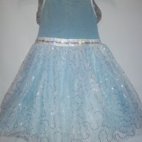 НОВА рокля с пайети и кадифе, снимка 1 - Детски рокли и поли - 38891074