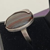 Красив сребърен маркиран пръстен #ДЛ, снимка 5 - Пръстени - 44321306