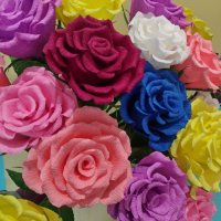 Рози, снимка 6 - Изкуствени цветя - 44242384
