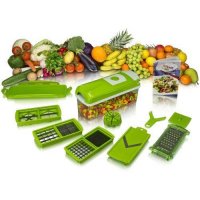 Кухненско ренде Nicer Dicer Plus-13 части, снимка 1 - Аксесоари за кухня - 38649056