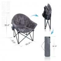 Сгъваем къмпинг стол с чанта за съхранение E01CC0401-004-08, снимка 8 - Столове - 35095366