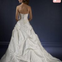 Дизайнерска сватбена рокля Mori Lee 4163, снимка 3 - Рокли - 38027023