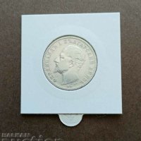 2 лева 1894 сребро, снимка 2 - Нумизматика и бонистика - 42219408