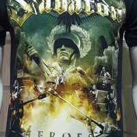 Нова мъжка тениска със ситопечат на музикалната група SABATON - Heroes on tour, снимка 7 - Тениски - 30162504