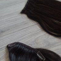 Екстеншъни от 100% естествена коса 170 грама, снимка 4 - Продукти за коса - 38556413