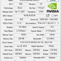 Видео карта NVidia GeForce MSI NX8500 GT-E (MS-V096 ) 256MB GDDR2 128bit PCI-E, снимка 8 - Видеокарти - 33879969