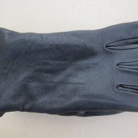 Черни мъжки кожени ръкавици с подплата от естествена кожа,, снимка 8 - Ръкавици - 31594713