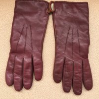 Нови дамски ръкавици Fingerman естествена кожа с вълнена подплата, снимка 1 - Ръкавици - 34405941