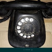 Продава се немски телефон от1962г., снимка 1 - Стационарни телефони и факсове - 37539289
