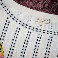 ETRO Milano Cotton / Viscose Knit Top Blouse 44 / #00178 / , снимка 3 - Блузи с дълъг ръкав и пуловери - 38193025