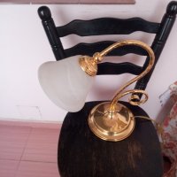 Месингова настолна лампа, снимка 3 - Антикварни и старинни предмети - 31025446