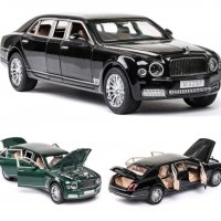 Метални колички: Bentley Mulsanne Grand Limousine (Бентли Мулсан Лимозина), снимка 8 - Колекции - 34156953