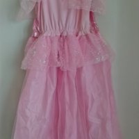 6-8г Розов костюм, розова рокля за Принцеса за Хелоуин , снимка 2 - Детски рокли и поли - 38338526