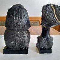 Красиви колекционерски бюстове на Нефертити и Тутанкамон цена 40лв, снимка 7 - Други ценни предмети - 40130701