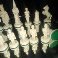 стари фигури шах над 100год. , снимка 4 - Колекции - 44588870