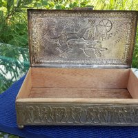 Посребрена египетка кутия., снимка 7 - Антикварни и старинни предмети - 29237083