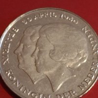 Стара монета 2 1/2 гулдена 1980г. Недерландия за КОЛЕКЦИОНЕРИ 30395, снимка 6 - Нумизматика и бонистика - 44307436