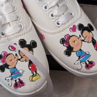 Спортни обувки с Мики и Мини , снимка 5 - Кецове - 36589156
