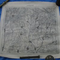 Стара военна карта-2, снимка 1 - Антикварни и старинни предмети - 31766153