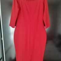 Червена рокля, размер М, снимка 2 - Рокли - 42766267