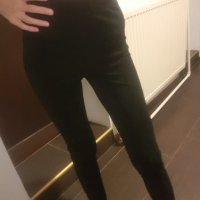 Ново. Черен панталон с висока талия H&M, снимка 6 - Панталони - 30085805