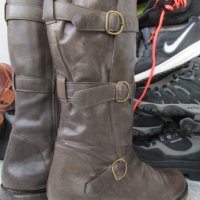 естествена кожа, УНИСЕКС мото боти, ботуши BRONX® original МОТО Boots So todai,40 - 41,отвън,отвътре, снимка 12 - Мъжки ботуши - 30171313