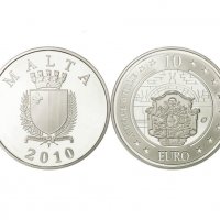10 евро 2010, Малта, снимка 1 - Нумизматика и бонистика - 34959163