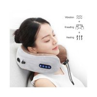 U-образна електрическа масажна възглавница, цервикална опора, магнитотерапия, снимка 12 - Други инструменти - 44465354