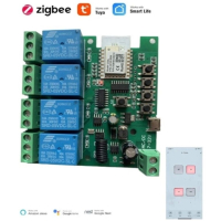 MHCOZY 4-канален 12V ZigBee релеен превключвател с чист контакт, снимка 2 - Друга електроника - 44820145