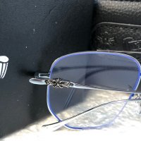 CHROME HEARTS мъжки прозрачни слънчеви очила диоптрични рамки, снимка 8 - Слънчеви и диоптрични очила - 38820476