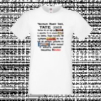 Персонализирана Тениска Честит Имен Ден Тате ( Име По Избор ) Mars, Споко, Вафла Хипер, Kinder, снимка 1 - Тениски - 37032453
