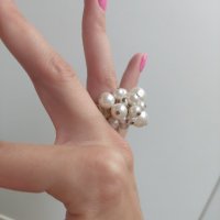 Позлатен дамски пръстен , снимка 5 - Пръстени - 37475737