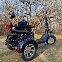 Електрическа триколка HARLEY BLACKSTAR 3000 + каска + симулатор, снимка 6 - Мотоциклети и мототехника - 44190347