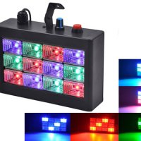 Диско лампа цветна стробоскоп Блиц LED room Strobe 12 , снимка 1 - Други - 31089773