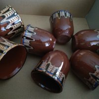 Троянска битова керамика - комплект кана 1 л., 6 бр.чаши 150 мл., 5 бр. чаши 100 мл., снимка 16 - Сервизи - 42610852