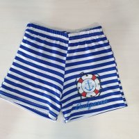 Нови детски моряшки къси панталони шорти с трансферен печат, от 1 до 7 години, снимка 4 - Детски къси панталони - 30326235