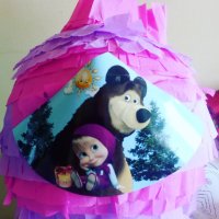 Огромна пинята и подарък маска и конфети, снимка 7 - Декорация за дома - 30356271
