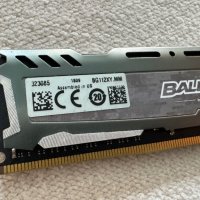 BALLISTIX SPORT 8GB DDR4 2400 MHz , РАМ памет , ram памет 8GB DDR4 за настолен компютър, снимка 6 - RAM памет - 44529757