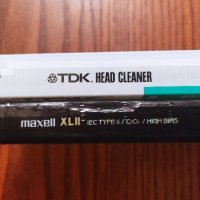 MAXELL XL II 90,TDK HEAD CLEANER, снимка 6 - Аудио касети - 36633913