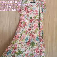 Макси флорална рокля, снимка 5 - Рокли - 42422327