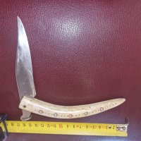 Габровски нож тип Сойка дръжка от еленов рог, снимка 2 - Ножове - 44336717