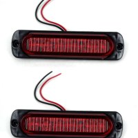 1 бр. блиц мигащи габарити ЛЕД LED Пътна помощ червена светлина 12-24V, снимка 1 - Аксесоари и консумативи - 42490351
