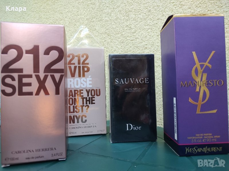 212 sexy, 212 VIP, Sauvage, Saint Laurent Manifesto , снимка 1