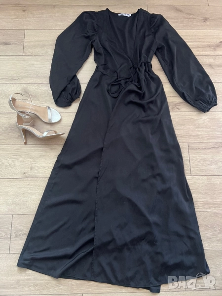 Дълга черна рокля, снимка 1