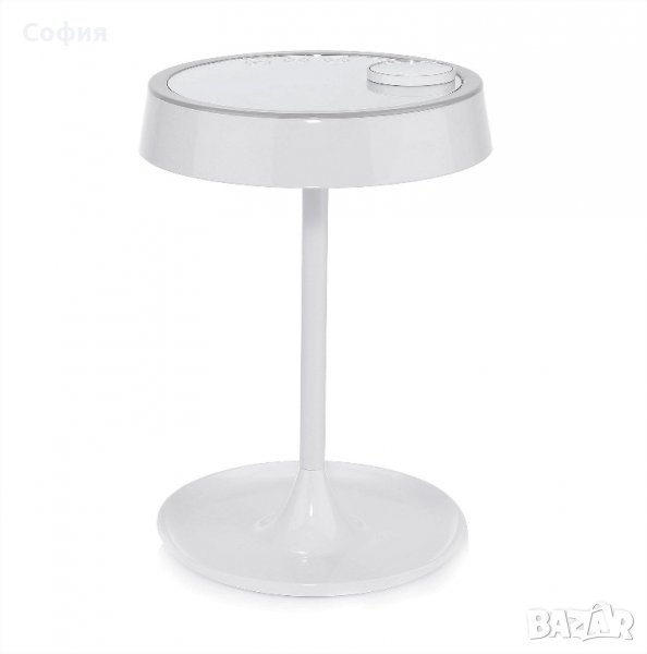 LED Огледало-Лампа , На стойка, Топло и студено бяло, Бял, снимка 1