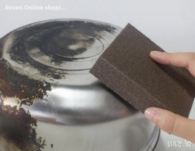 Почистваща универсална гъба от фин пясък комплект 2 бр., снимка 1